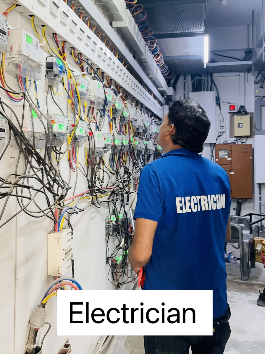 ELECTRICAL team at work